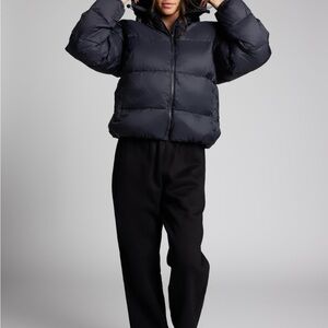Women's Black Puffer Jacket